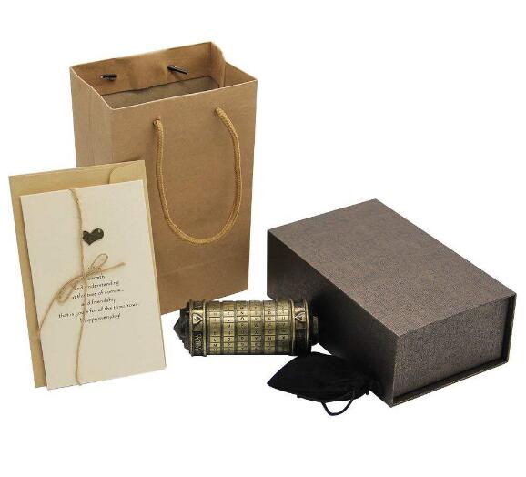 Metal Cryptex Lock for Secret Messages, Gifts & Puzzles