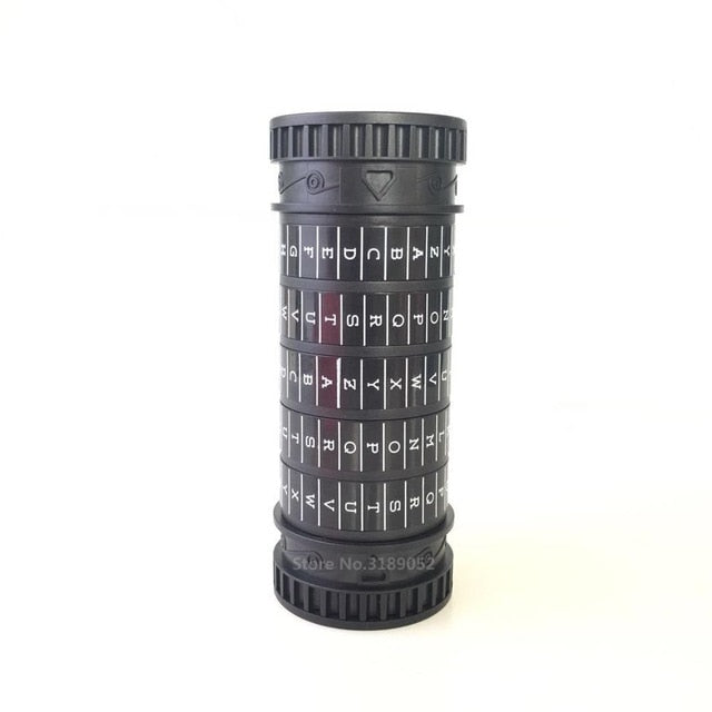 Metal Cryptex Lock for Secret Messages, Gifts & Puzzles