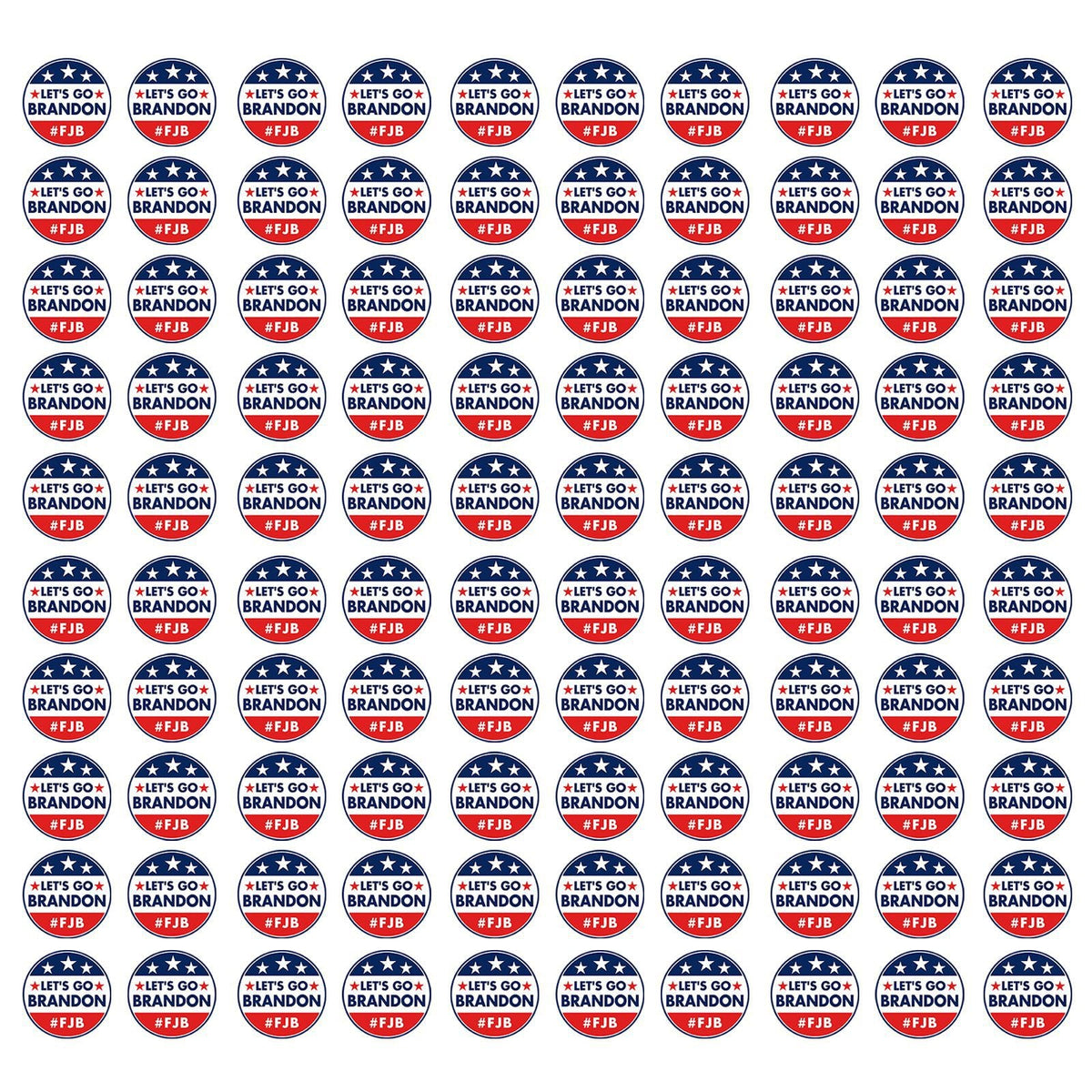 Let's Go Brandon Sticker – Patriotic Car & Home Decal