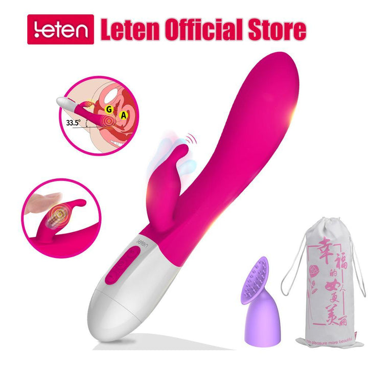 Rabbit Vibrator With 12 Modes For Dual Stimulation