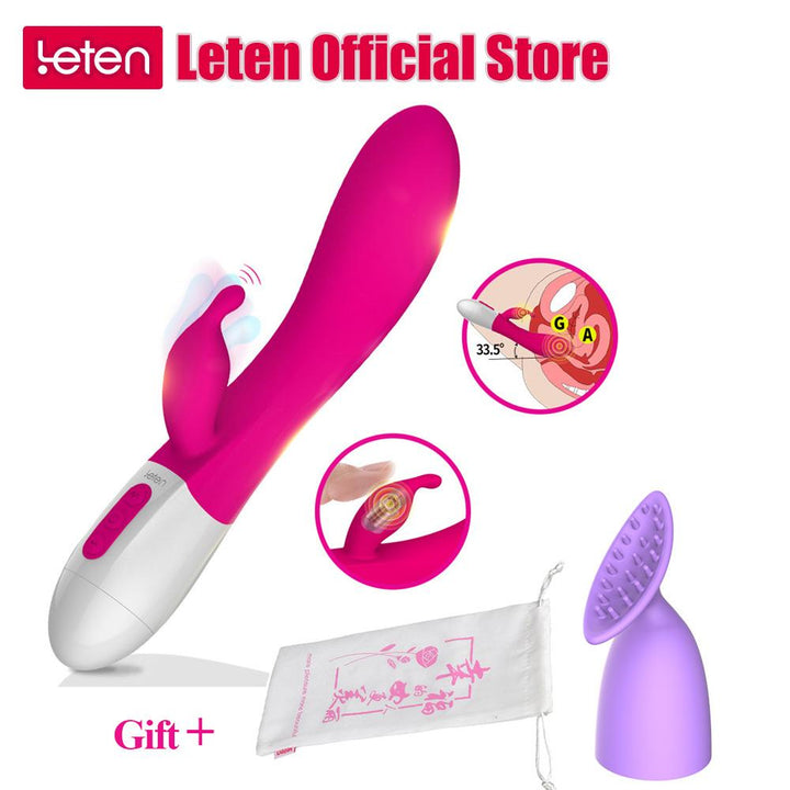 Rabbit Vibrator With 12 Modes For Dual Stimulation