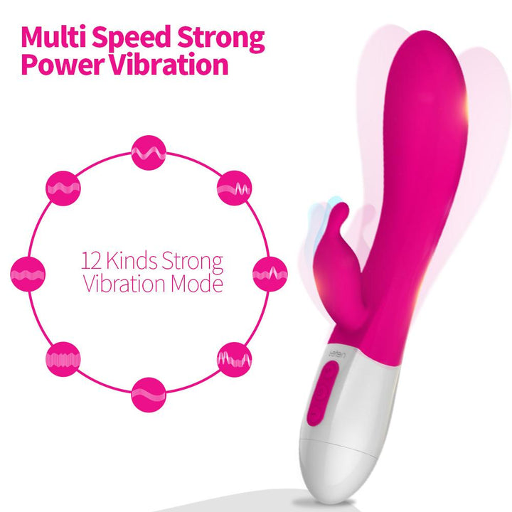 Rabbit Vibrator With 12 Modes For Dual Stimulation