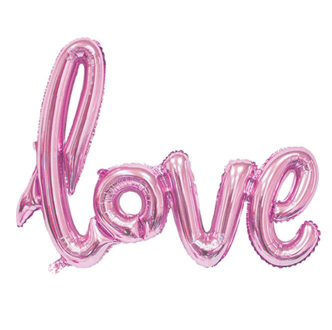 LOVE Letter Foil Balloons for Romantic Celebrations