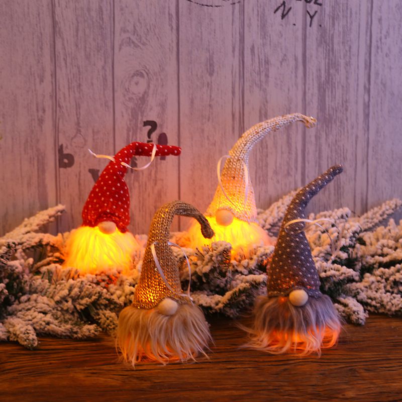 Illuminated Gnome Christmas Ornament for Cozy Decor
