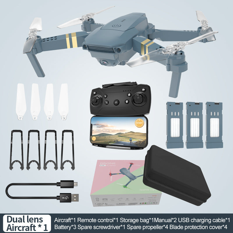 Foldable Camera Drone with LED Night Flight Lights