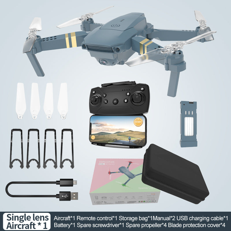 Foldable Camera Drone with LED Night Flight Lights
