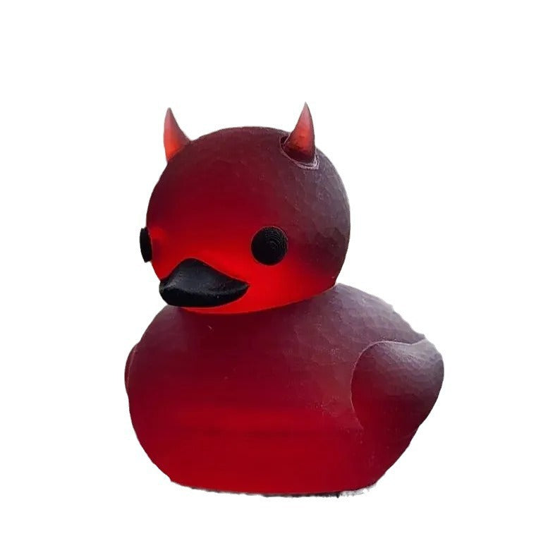 Devil Duck Car Ornament for Playful Halloween Style