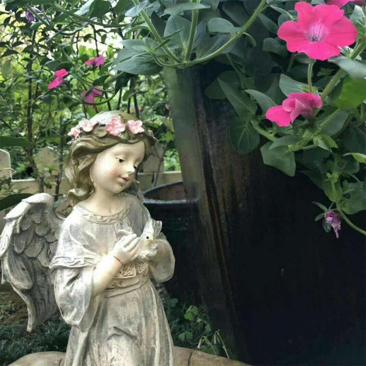 Garden Angel Statue for Romantic Cottage-Style Decor