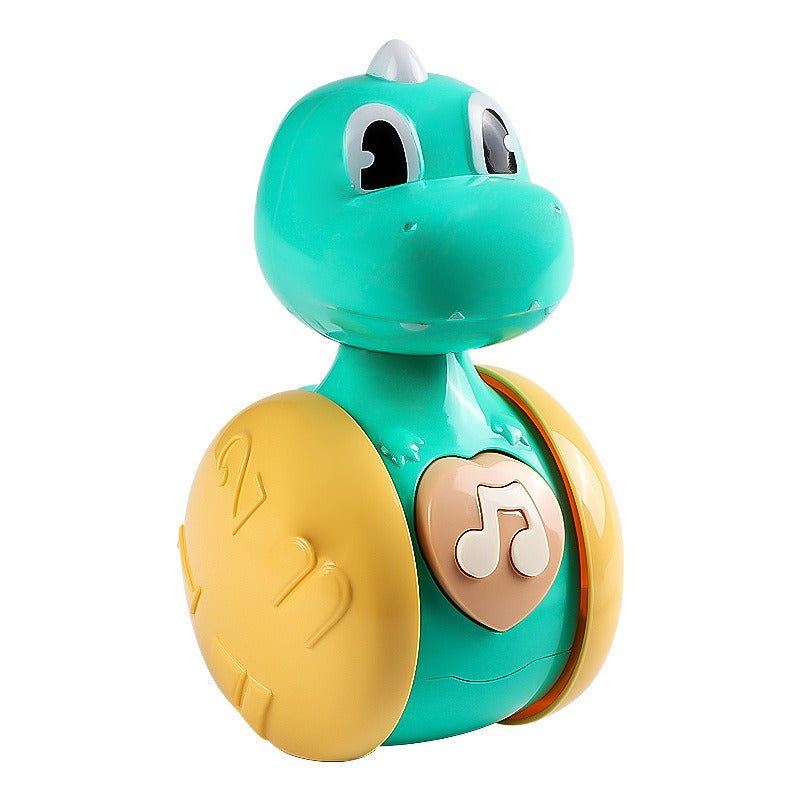 Musical Dinosaur Tumbler Toy for Engaging Sensory Play