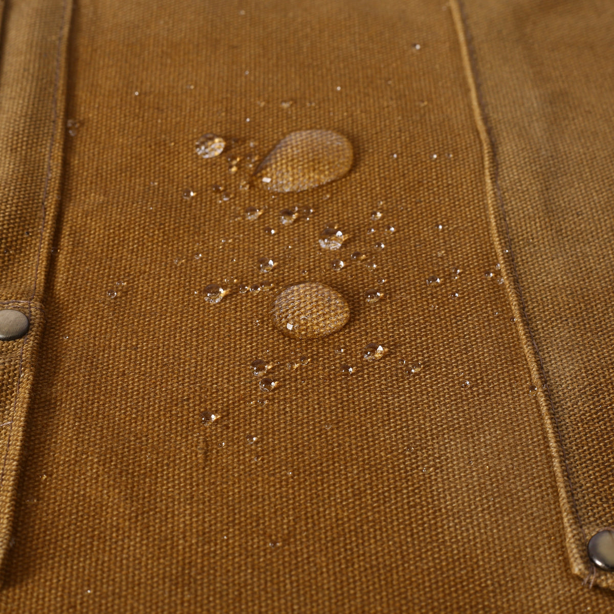Heavy-Duty Waxed Canvas Carpenter Apron with Tool Pockets
