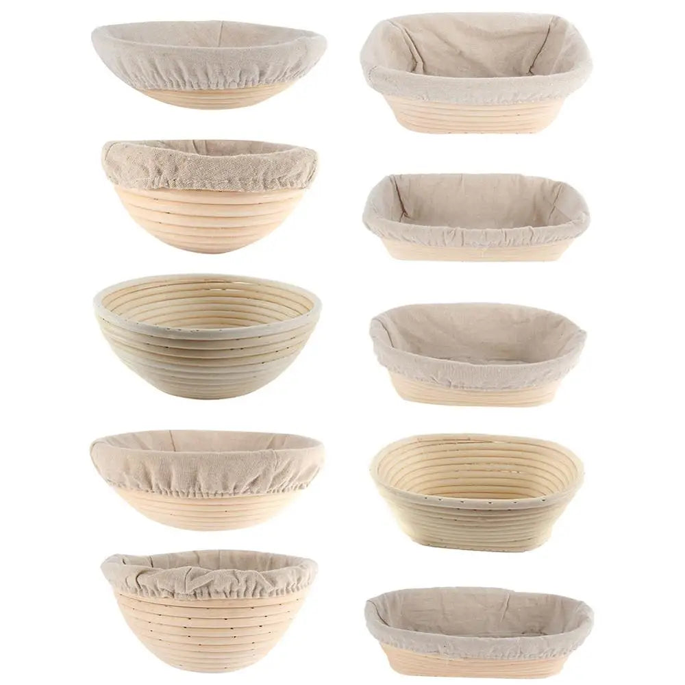 Rattan Bread Proofing Basket for Sourdough Spiral Loaves