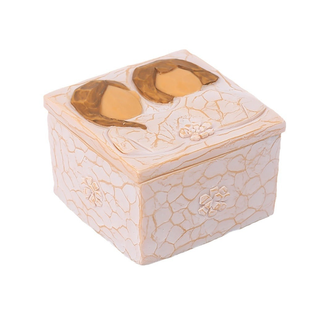 Decorative Jewelry Storage Box for Romantic Vanity Decor