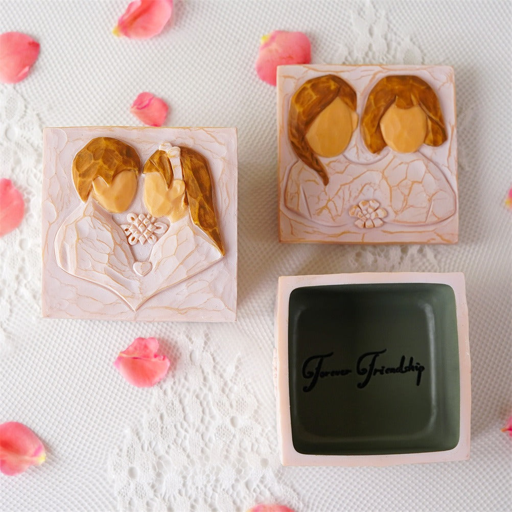 Decorative Jewelry Storage Box for Romantic Vanity Decor