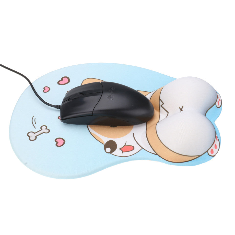 Gel Wrist Rest Mouse Pad for Comfy Non-Slip Support