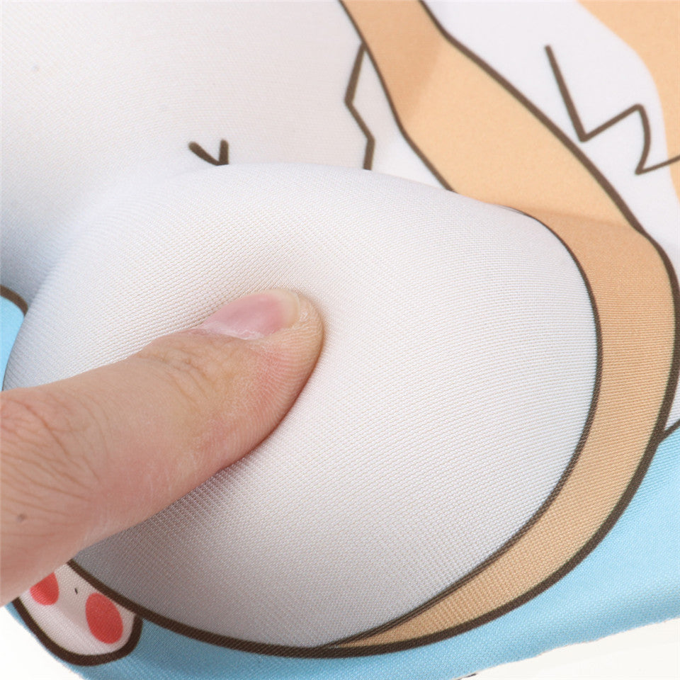 Gel Wrist Rest Mouse Pad for Comfy Non-Slip Support