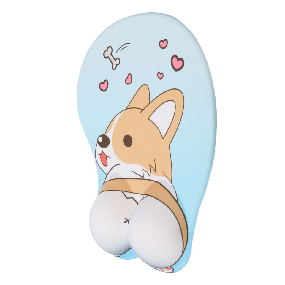 Gel Wrist Rest Mouse Pad for Comfy Non-Slip Support