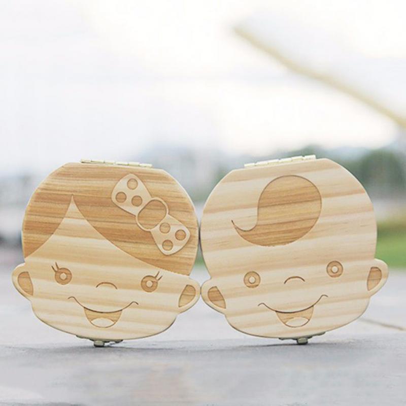 Wooden Baby Tooth Keepsake Box for Lasting Memories