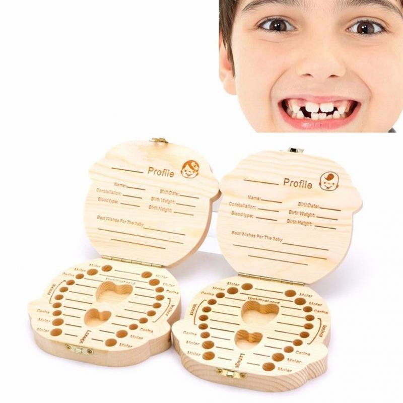 Wooden Baby Tooth Keepsake Box for Lasting Memories