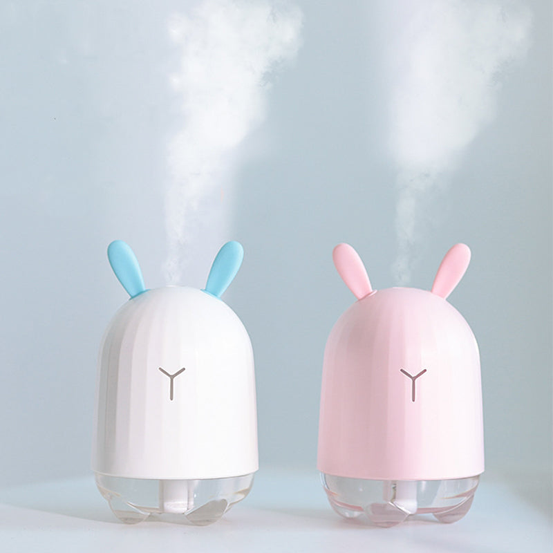 Rabbit Mini Humidifier USB Desk Diffuser with Night Light