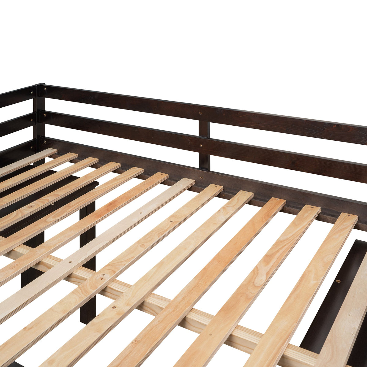 Full Loft Bed with Desk and Drawers for Small Rooms