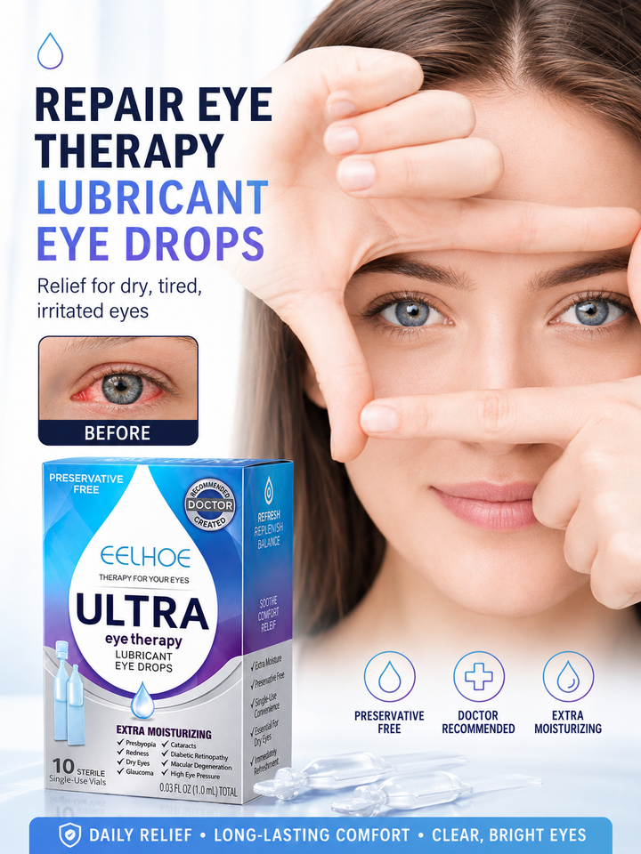 Lubricant Eye Drops — Preservative-Free Dry Eye Relief
