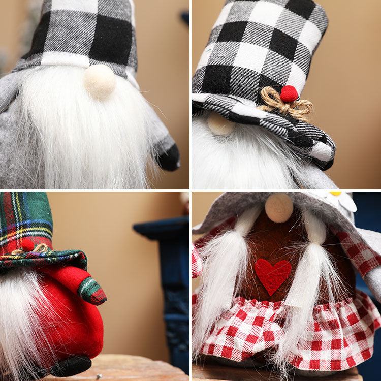 Christmas Gnome Decor for Cozy Holiday Shelf Charm