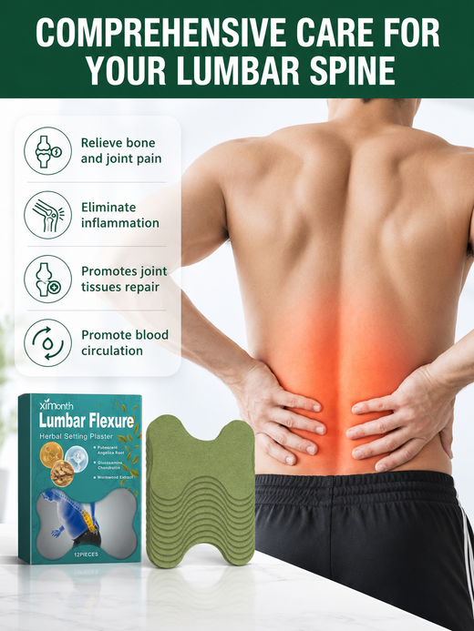 Herbal Lumbar Plaster – Contoured Lower Back Pain Relief