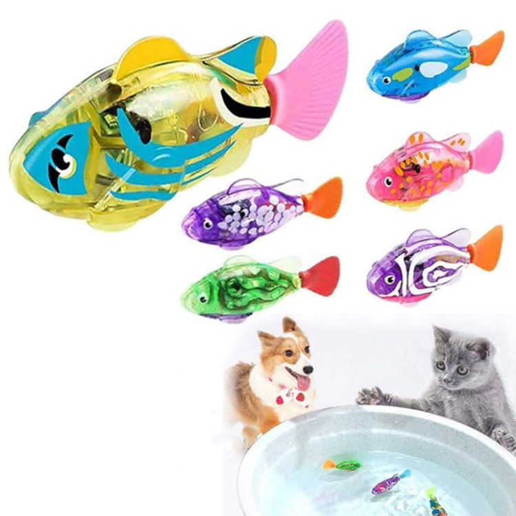 Light-Up Swimming Fish Bath Toy for Engaging Baby Play