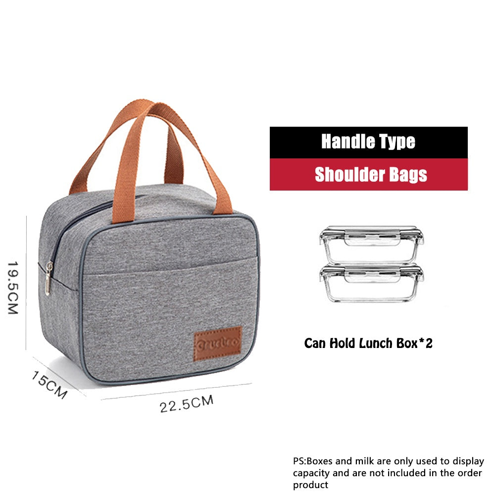 Insulated Foil-Lined Lunch Bag for Work and School