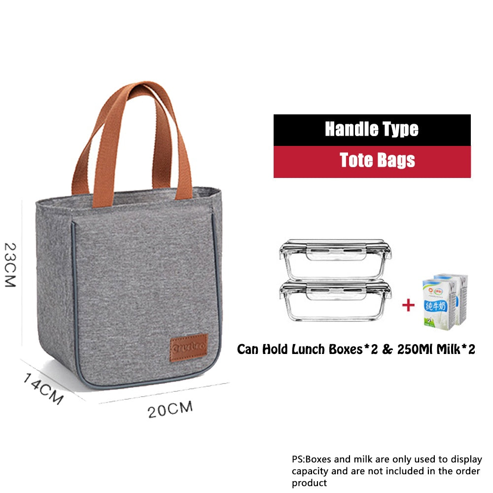 Insulated Foil-Lined Lunch Bag for Work and School