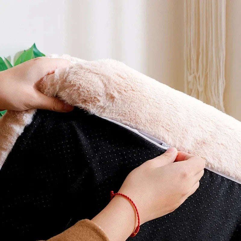 Luxury Cat Bed Sofa for Warm, Cozy Indoor Lounging