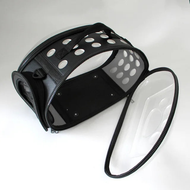 Pet Travel Carrier: Visible, Breathable Travel Comfort