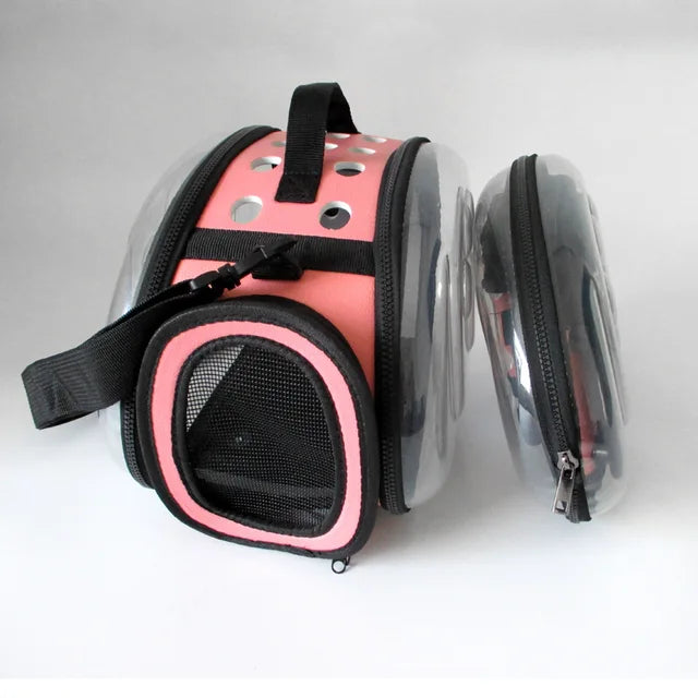 Pet Travel Carrier: Visible, Breathable Travel Comfort