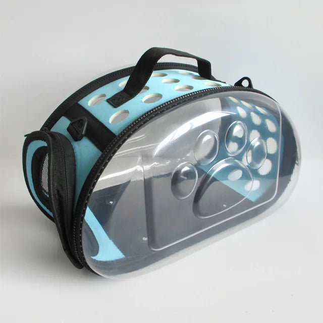 Pet Travel Carrier: Visible, Breathable Travel Comfort