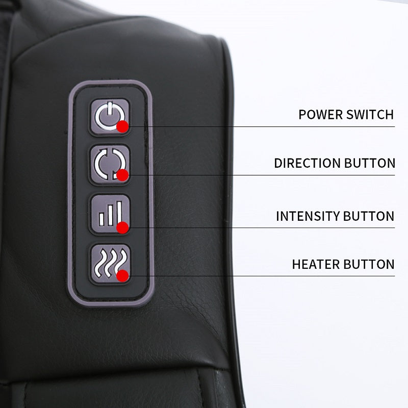 Heated Shiatsu Neck and Shoulder Back Massager Shawl