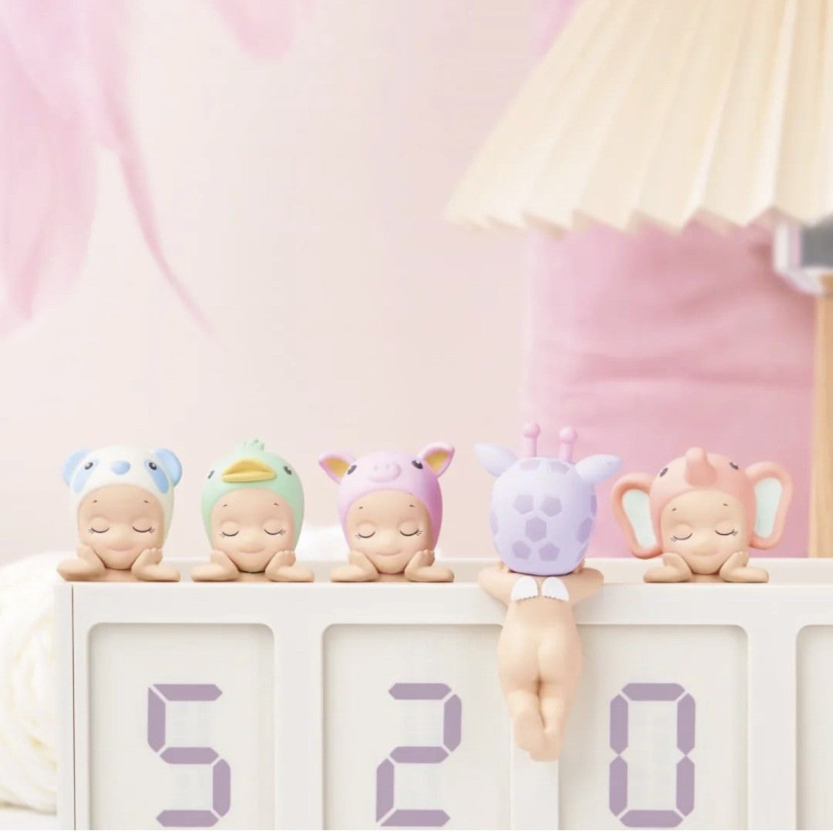 Blind Box Angel Figures for Playful Desk and Car Decor
