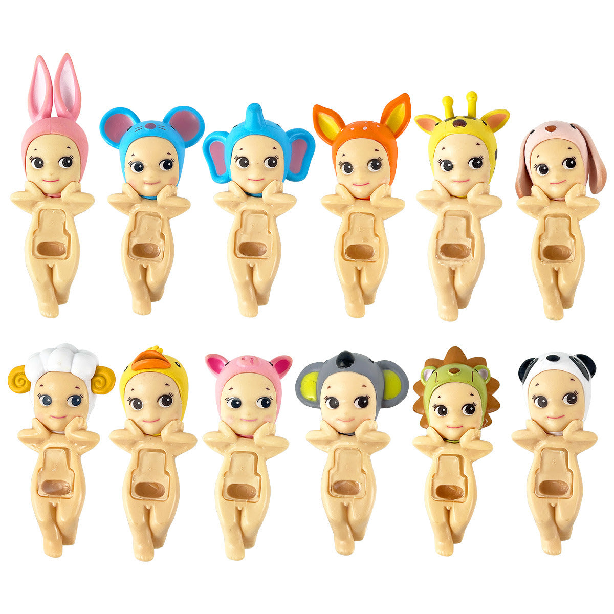 Blind Box Angel Figures for Playful Desk and Car Decor