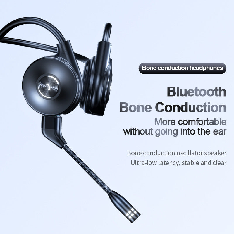 Open-Ear Bone Conduction Headset for Running & Calls