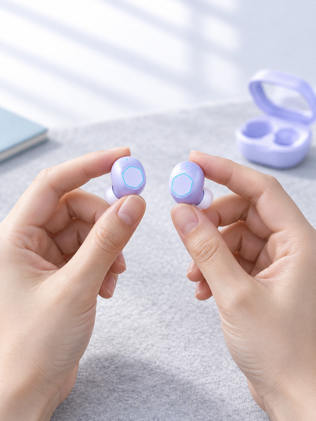 Wireless Earbuds with Mirror Case and Bluetooth 5.3