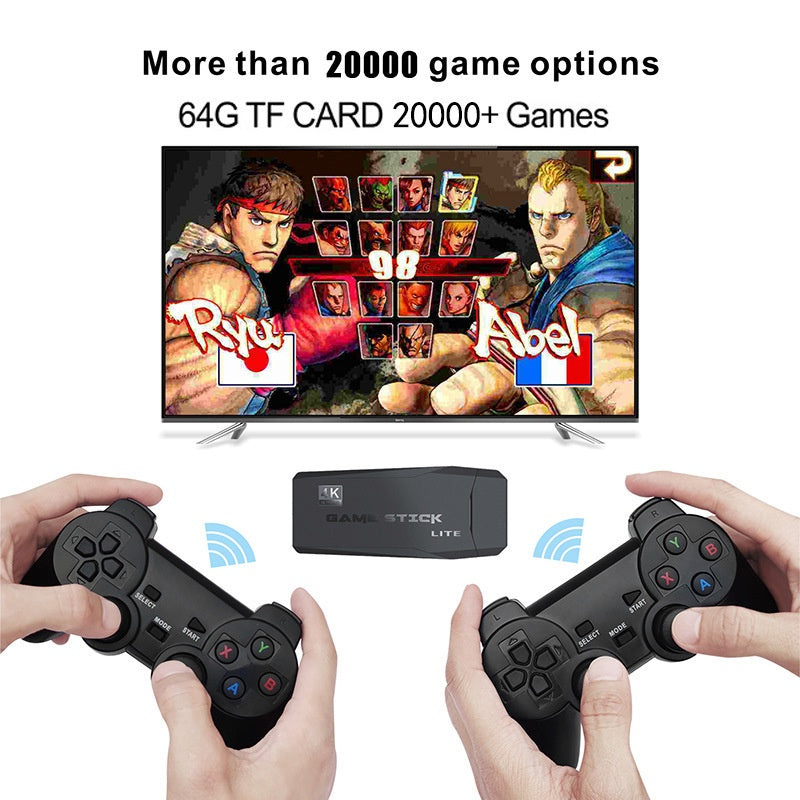 Retro Game Stick: 20,000 Classic Games with 2 Controllers