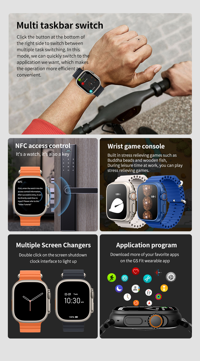 Smart Bracelet With Bus Card and Offline Pay Built