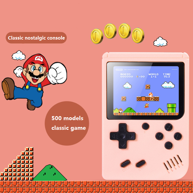 Handheld Game Console: 500 Classic Games On The Go