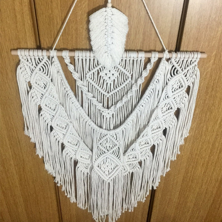 Macrame Wall Hanging Decor for Cozy Boho Home Texture