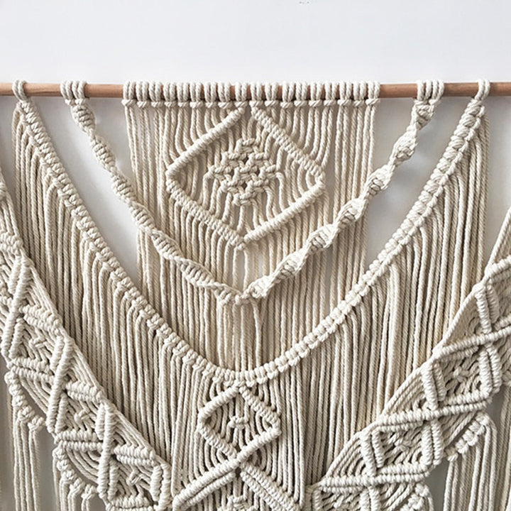 Macrame Wall Hanging Decor for Cozy Boho Home Texture
