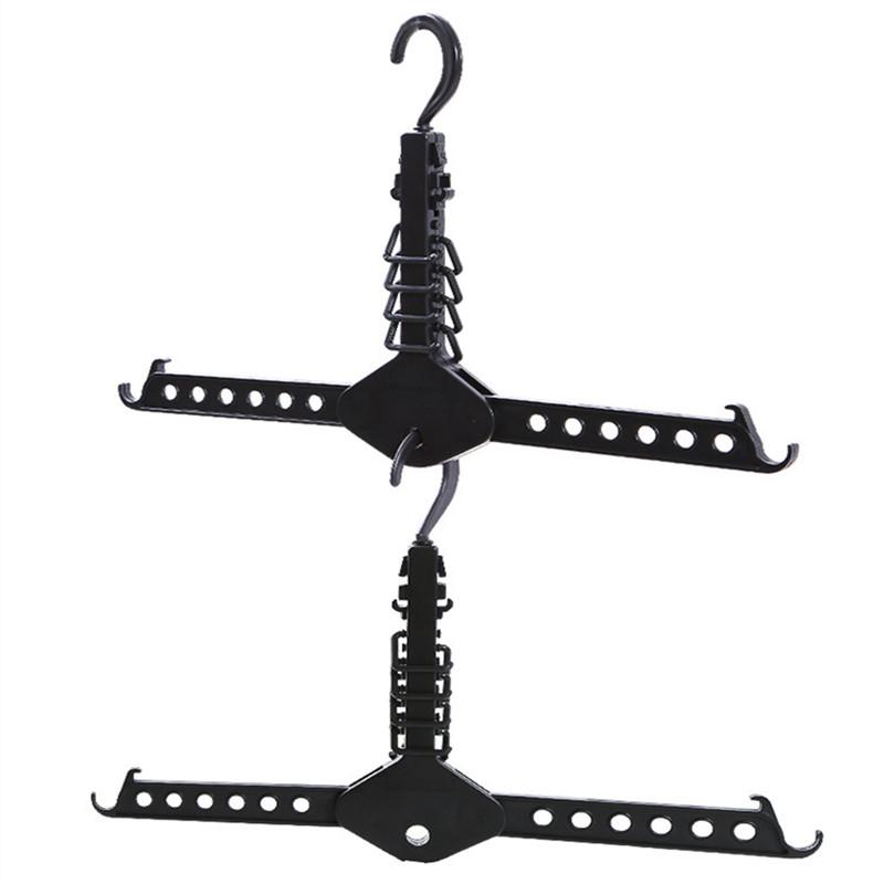 Folding Clothes Hanger Rack for Space-Saving Storage