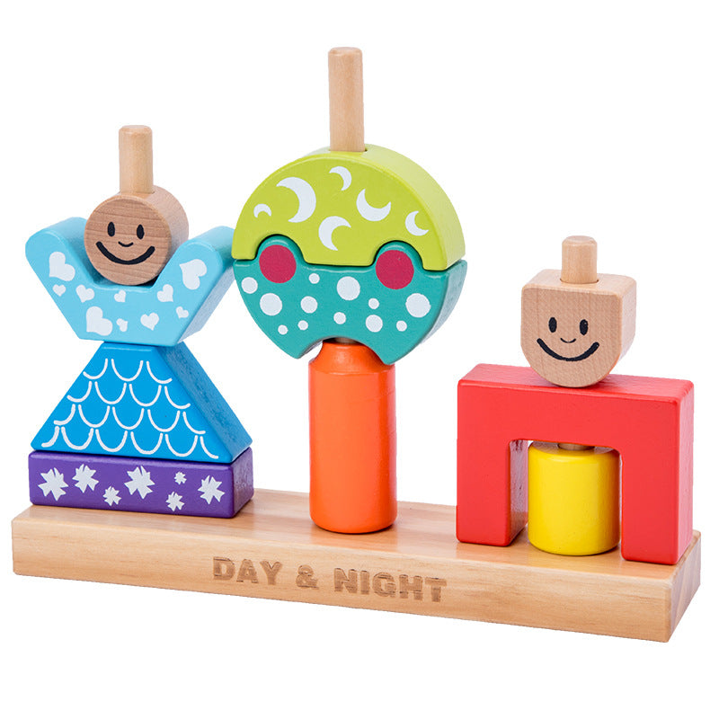 Wooden Building Blocks for Screen-Free Early Learning