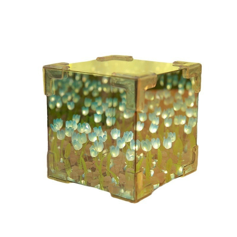 3D Tulip Night Light for Romantic Bedroom Ambience