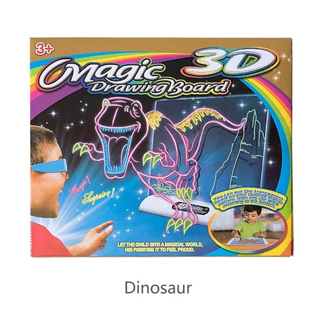 3D LED Drawing Board for Creative Screen-Free Play