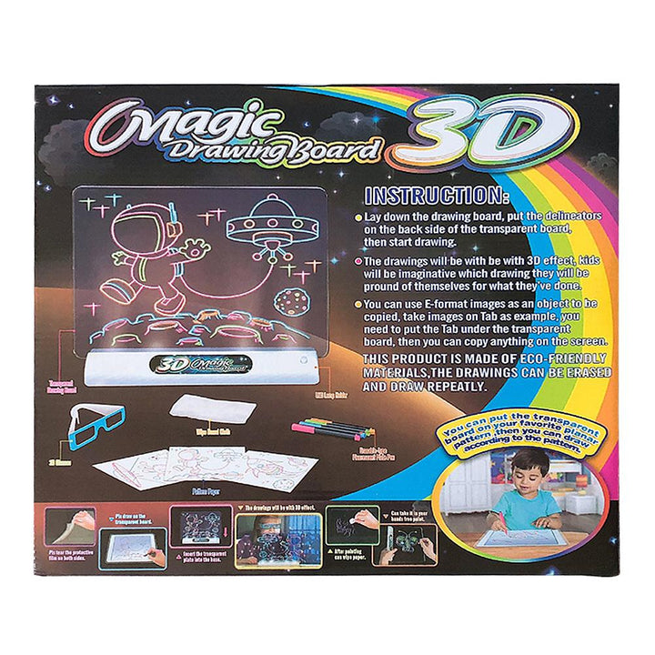 3D LED Drawing Board for Creative Screen-Free Play
