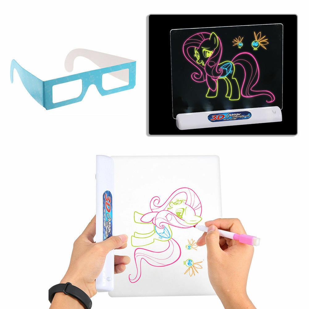 3D LED Drawing Board for Creative Screen-Free Play